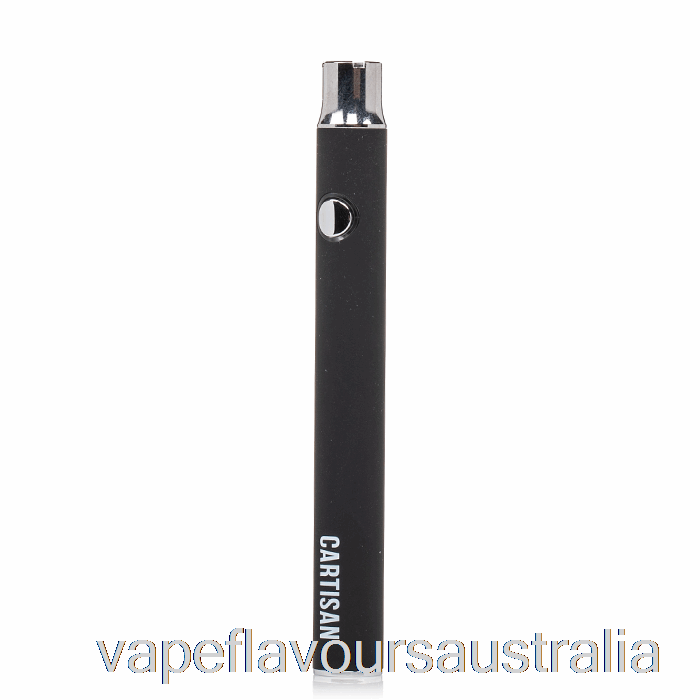 Vape Australia Cartisan Button VV 400 510 Battery Black